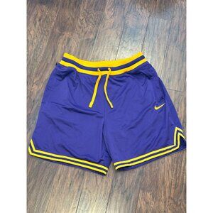 Nike DNA Double Mesh LA Lakers Basketball Shorts AO5656 547 Mens XXL 2X Purple
